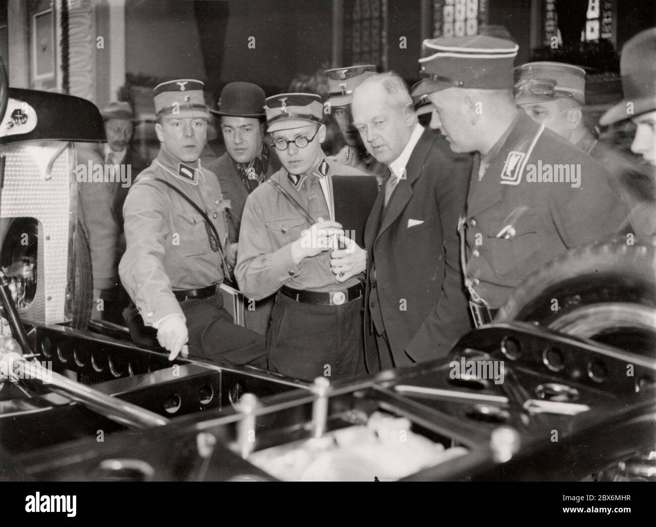 Visit to the car exhibition Heinrich Hoffmann Photographs 1933 Adolf ...