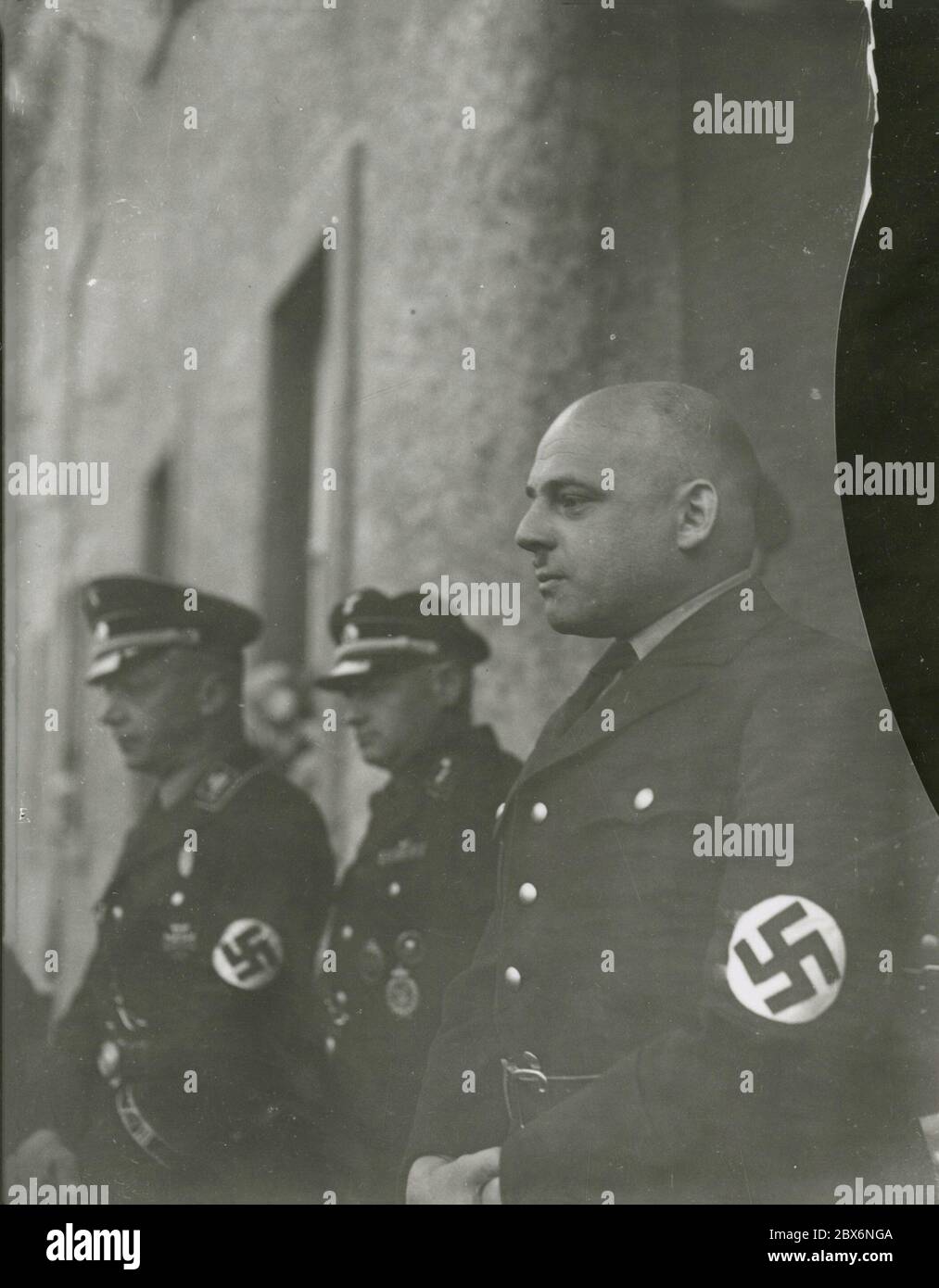 Gauleiter Sauckel Heinrich Hoffmann Photographs 1933 Adolf Hitler's official photographer, and a Nazi politician and publisher, who was a member of Hitler's intimate circle. Stock Photo