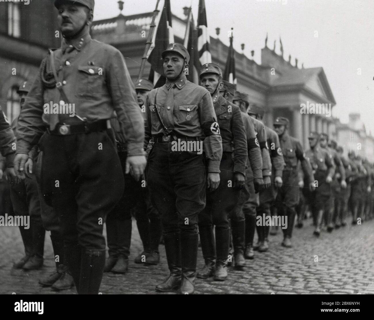 March of the SA. Heinrich Hoffmann Photographs 1933 Adolf Hitler's ...