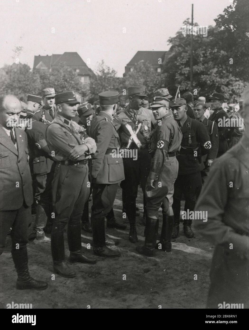 Prince August Wilhelm Heinrich Hoffmann Photographs 1933 Adolf Hitler's official photographer, and a Nazi politician and publisher, who was a member of Hitler's intimate circle. Stock Photo