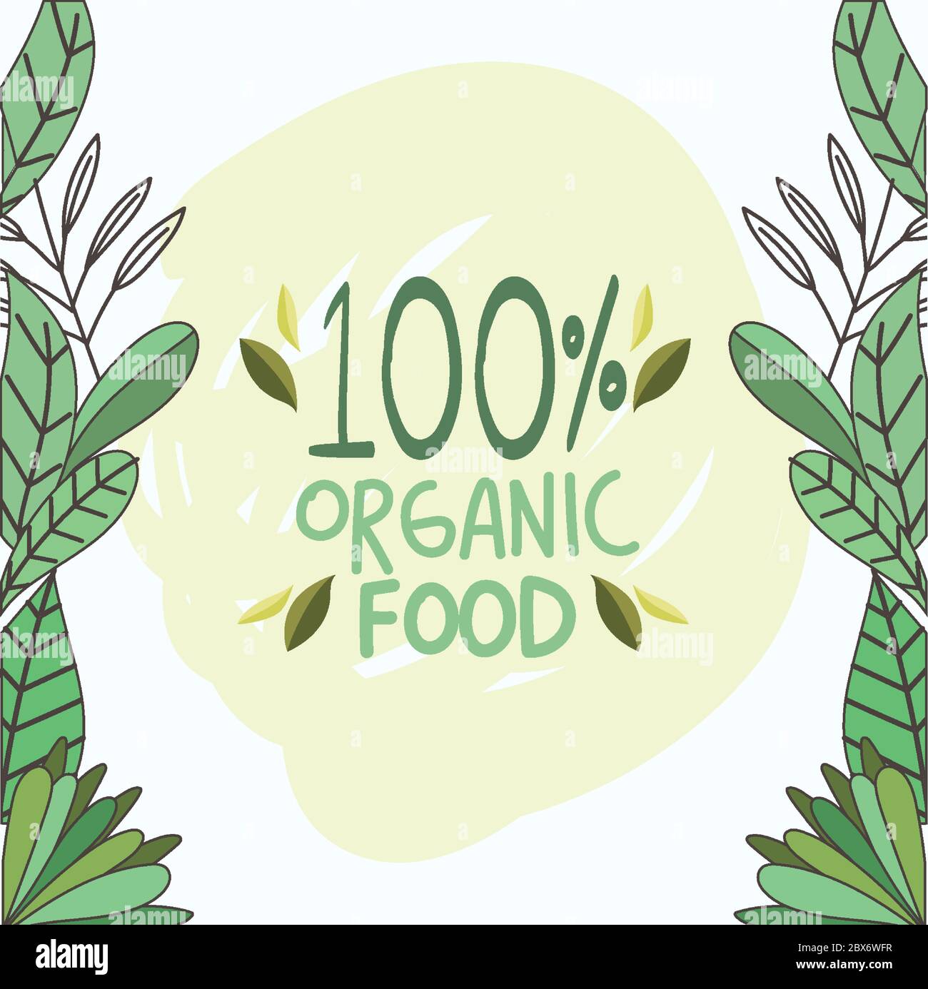 leaves fresh organic healthy food with fruits and vegetables poster ...