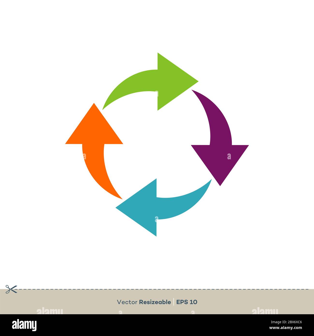 Arrow Vector Logo Template vector design Illustration Design. Vector ...