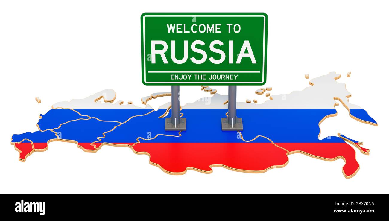 Russian flag/map/territory - Stock Illustration [98899076] - PIXTA