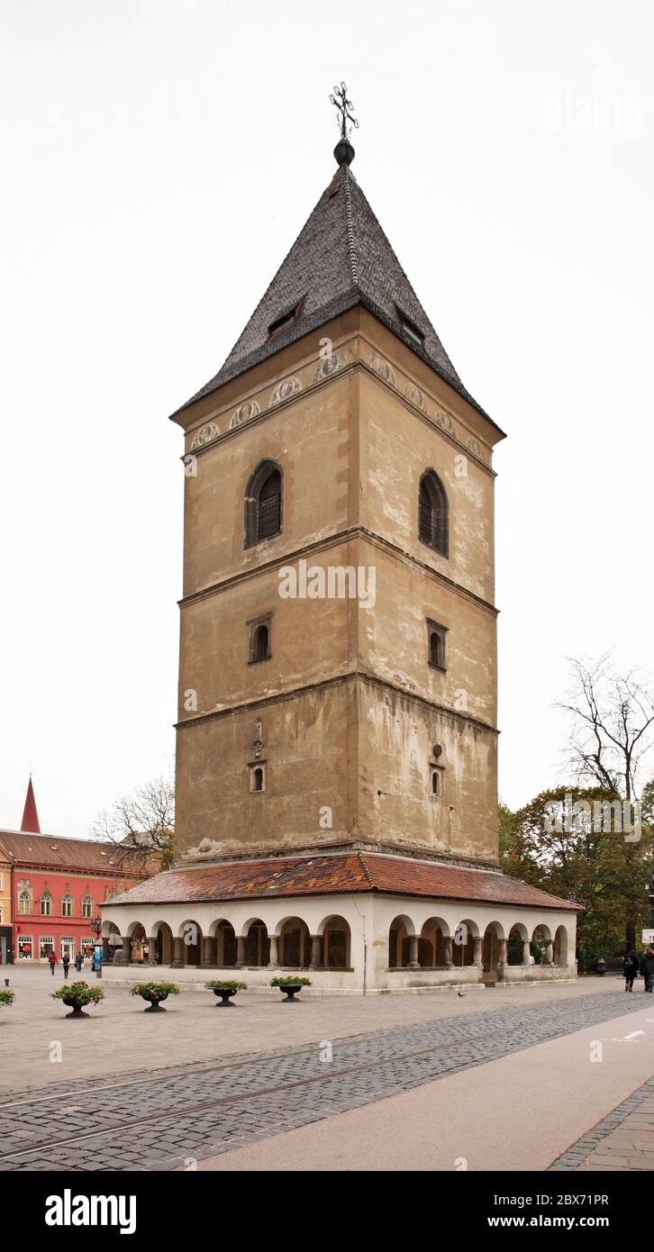 Renaissance Urban's Tower in Kosice. Slovakia Stock Photo
