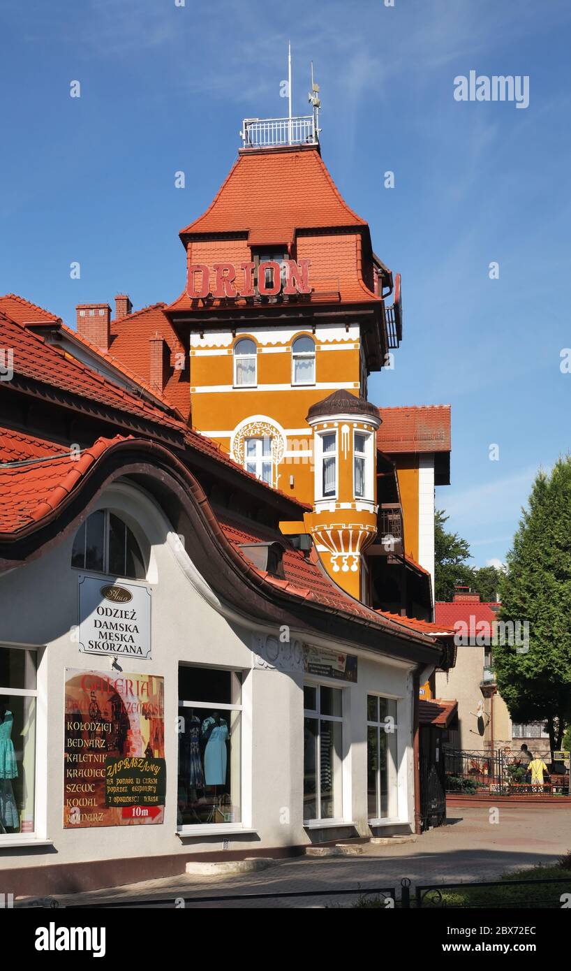 Villa Orion in Kudowa-Zdroj. Poland Stock Photo - Alamy