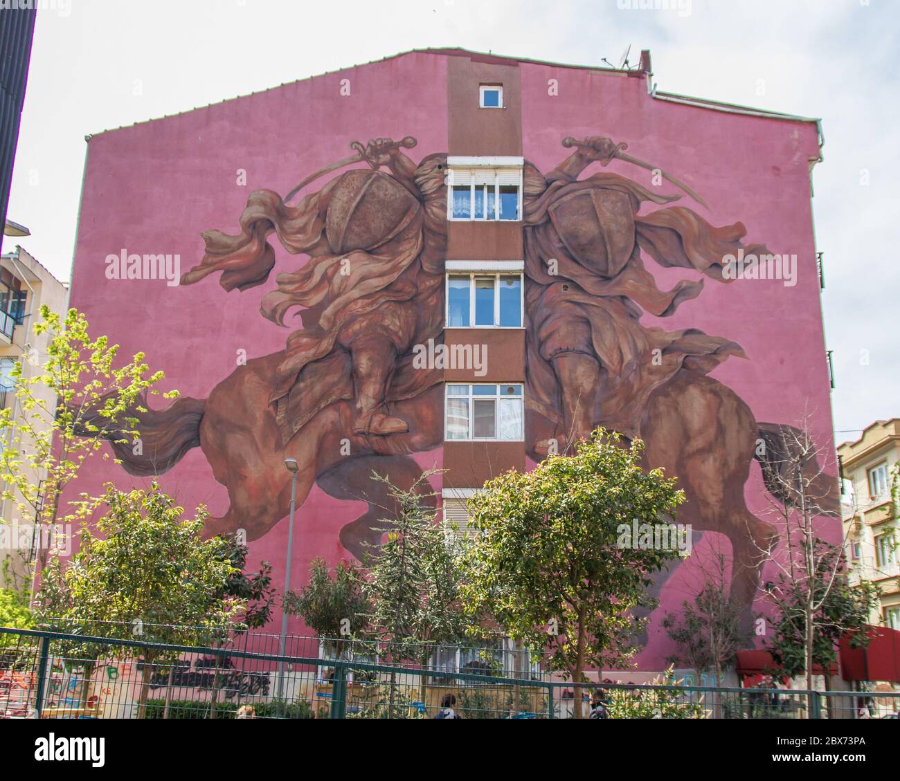 Istanbul Displays A Huge Amount Of Beautiful Painting And Murales Expecially Around The Kadikoy District On The Asian Side Stock Photo Alamy