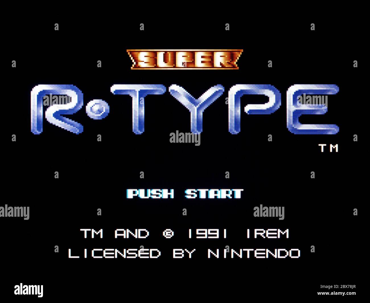 Super R Type Rtype Snes Super Nintendo Editorial Use Only Stock Photo Alamy Super R Type Rtype Snes Super Nintendo Editorial Use Only Stock Photo Alamy