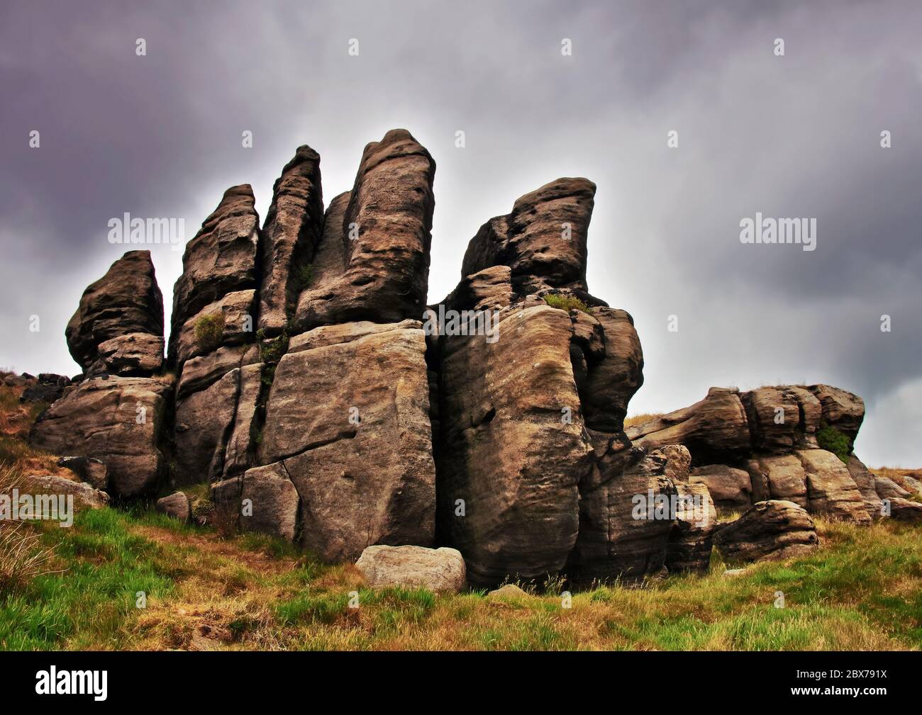 Bride Formations Rocks Calderdale Moorland High Resolution Stock Photography and Images - Alamy