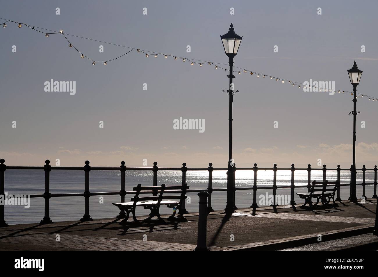 The Esplanade, Penarth Stock Photo Alamy