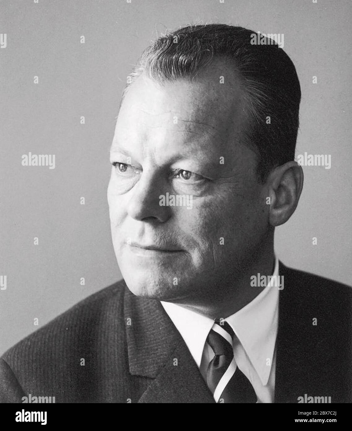 WILLY BRANDT (1913-1992) German SPD politician and statesman Stock Photo