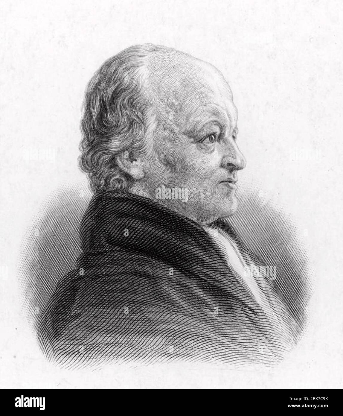 WILLIAM BLAKE (1757-1827) English poet and painter Stock Photo