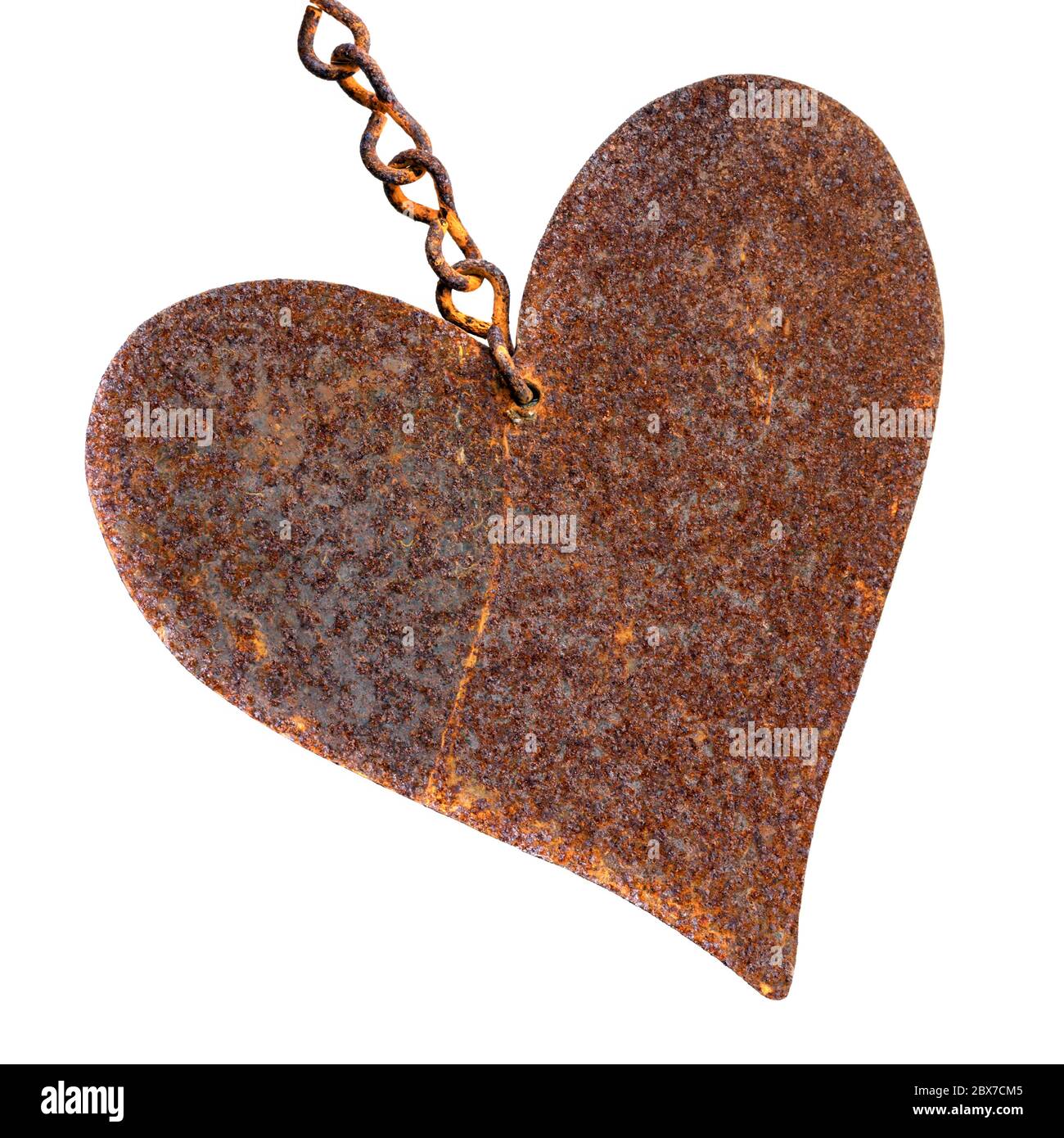 Rusty metal heart hi-res stock photography and images - Alamy