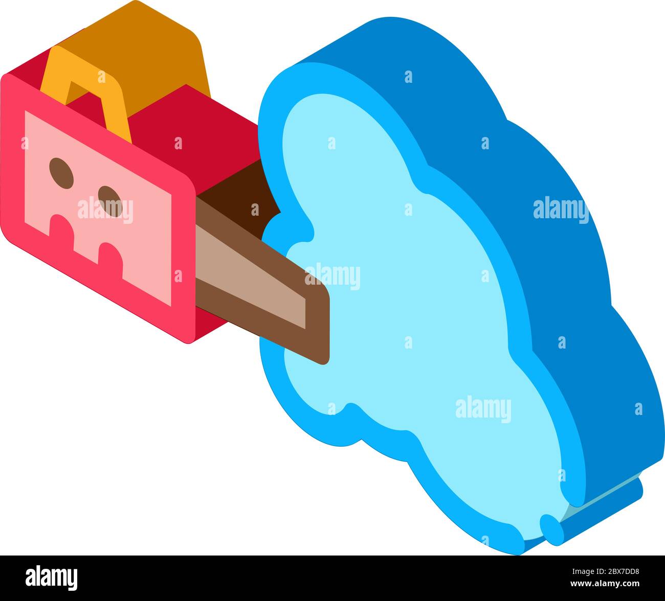 Disinfection Tool isometric icon vector illustration Stock Vector