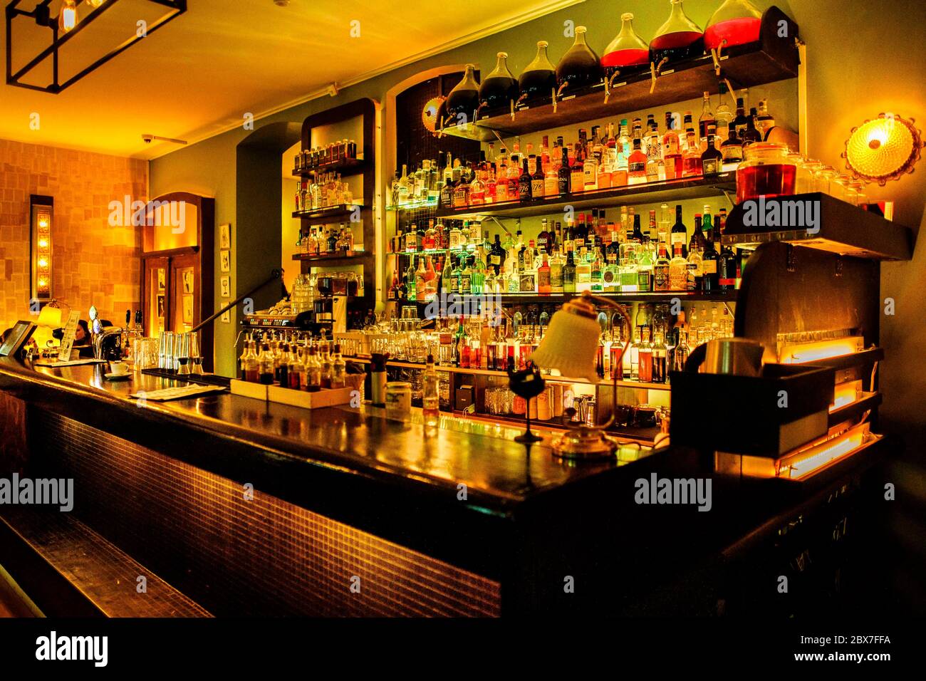 Berlin, Germany. 05th June, 2020. A list of drinks is available at the