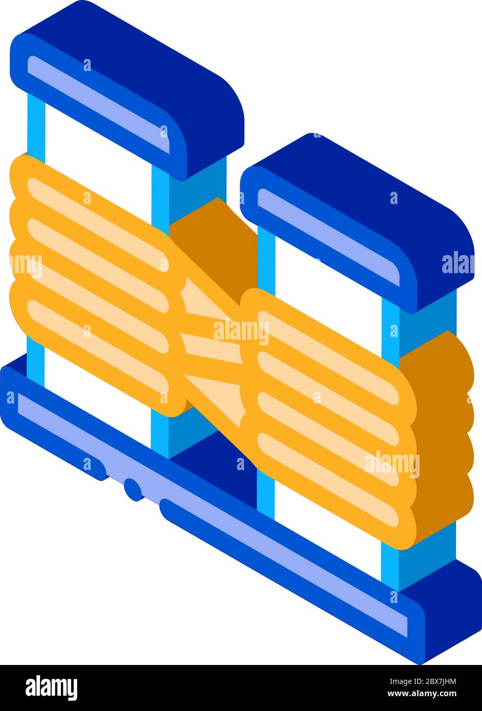 Marine Equipment isometric icon vector illustration Stock Vector