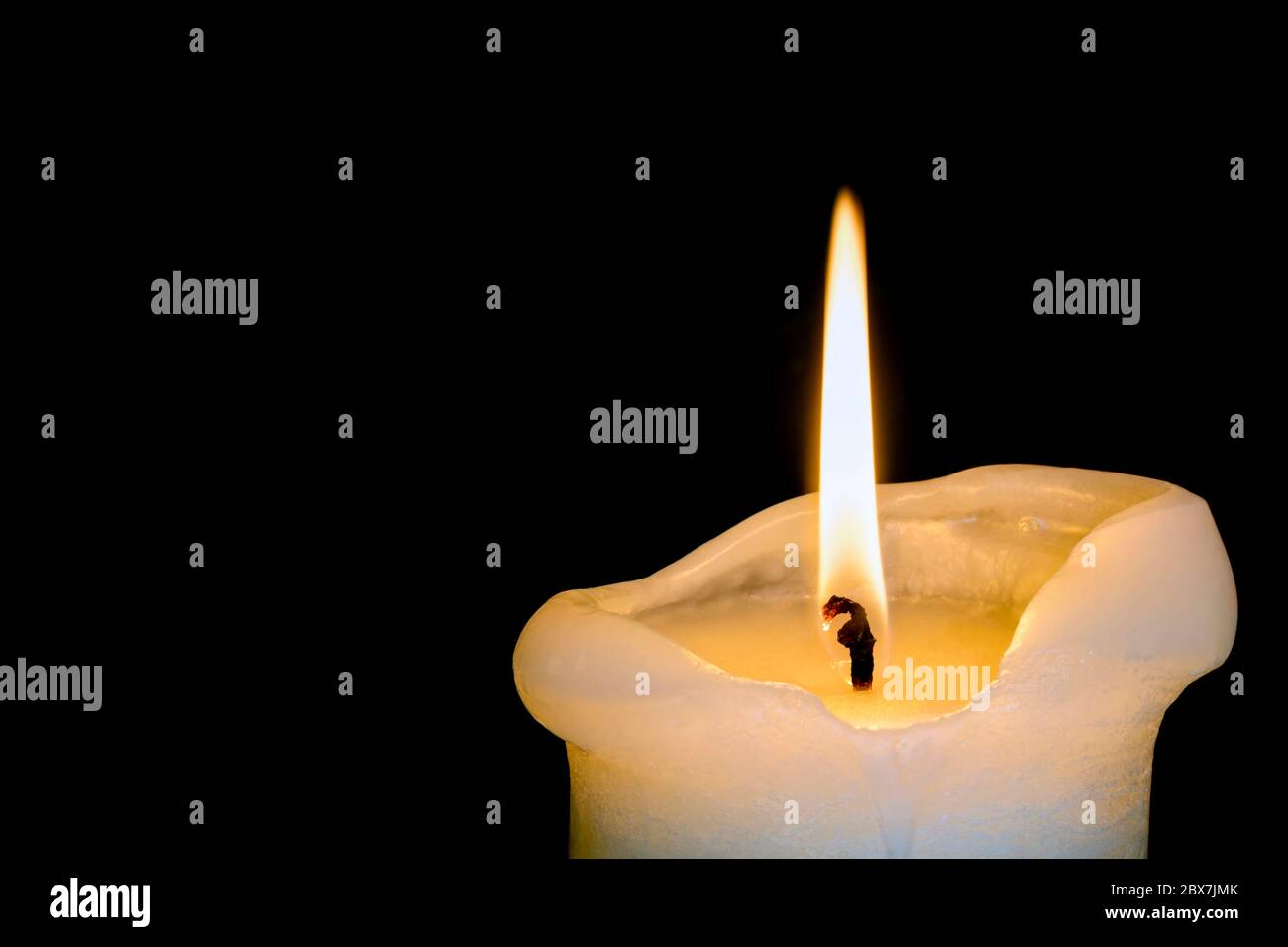 Candle burning down hi-res stock photography and images - Alamy