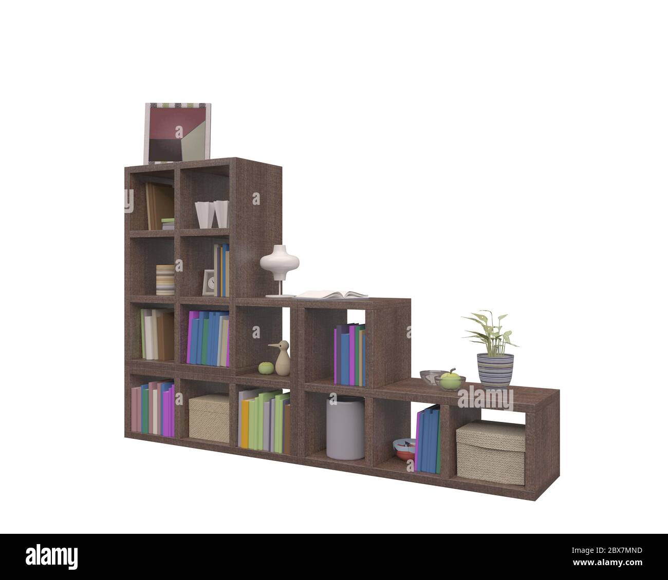 Full bookshelves Cut Out Stock Images & Pictures Alamy
