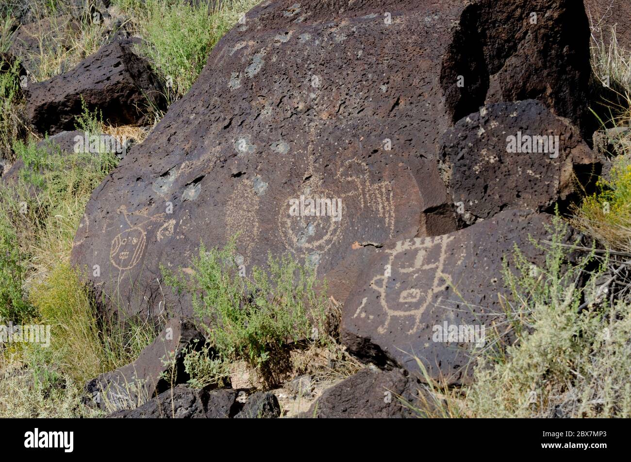 Petroglyph National Monument, Albuquerque, New Mexico, USA Stock Photo