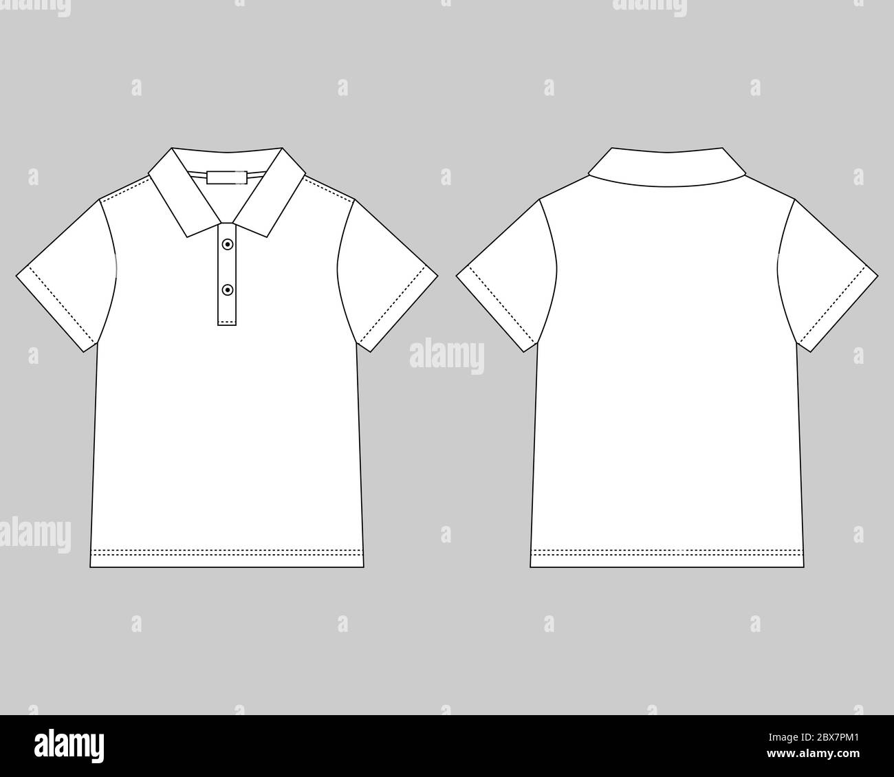 polo t shirt illustration