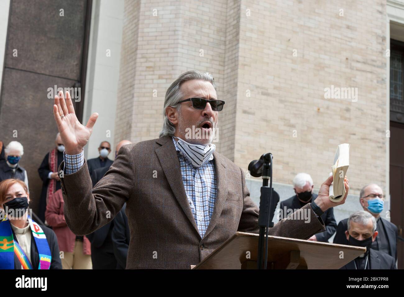 The Rabbi Daniel Weiner Leads A Prayer During A Vigil At St James Cathedral In Seattle On Friday June 5 Clergy From Many Faith Traditions Gathered For A Moment Of Prayer The Rabbi Daniel Weiner Leads A Prayer During A Vigil At St James Cathedral In Seattle On Friday June 5 Clergy From Many Faith Traditions Gathered For A Moment Of Prayer