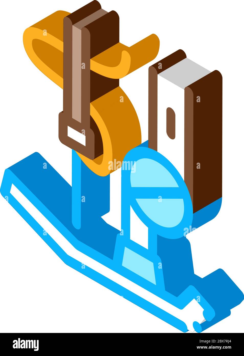 Knitting Detail isometric icon vector illustration Stock Vector Image ...