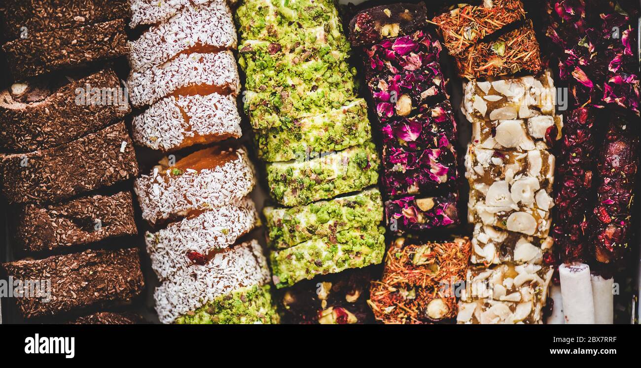 Turkish traditional lokum sweet delight wallpaper, texture, background ...