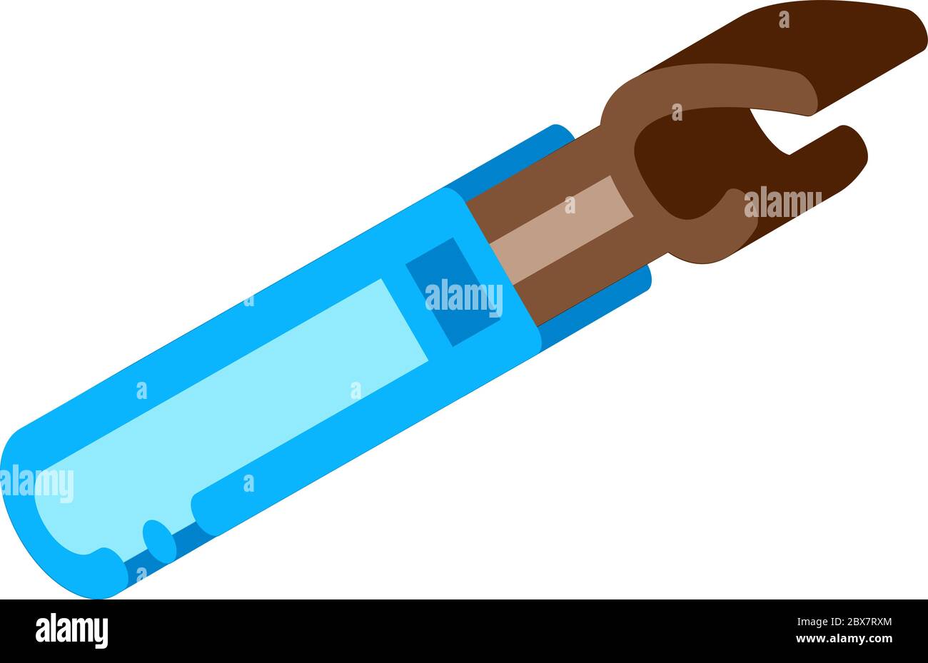 Sewing Knife isometric icon vector illustration Stock Vector