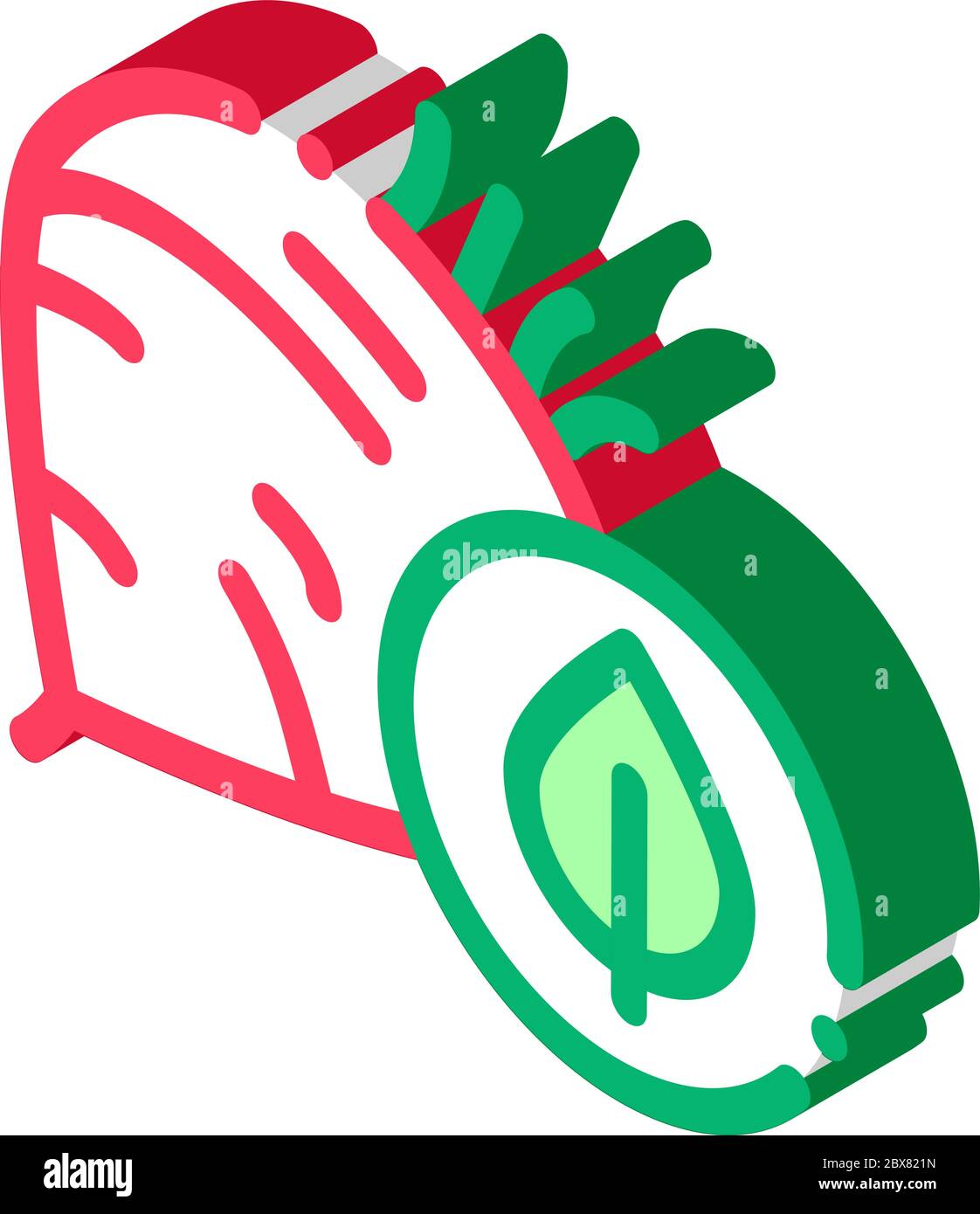 Beet Vegetable isometric icon vector illustration Stock Vector
