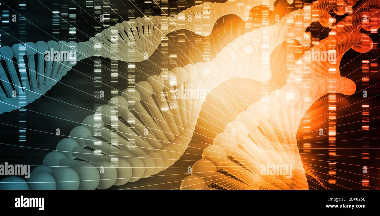 DNA Molecule Helix Science Abstract Background Art Stock Photo - Alamy