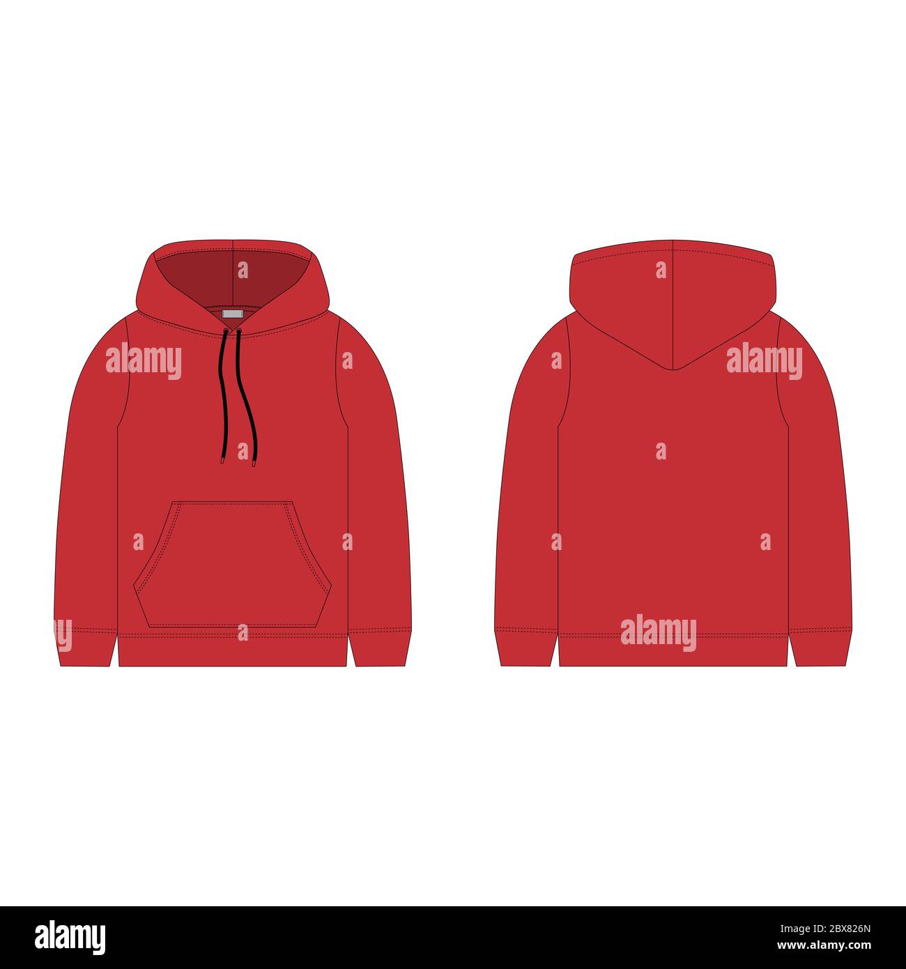 red color sweatshirt