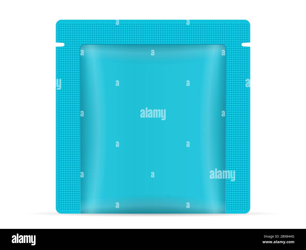 Sachet on a white background. Vector illustration Stock Photo - Alamy