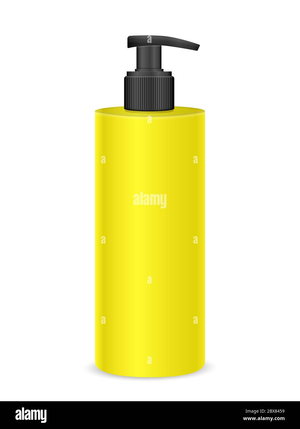 Liquid soap on a white background. Vector illustration Stock Photo - Alamy