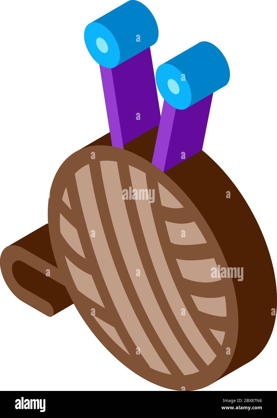 Ball Of Thread isometric icon vector illustration Stock Vector Image ...