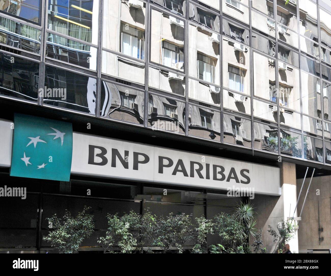 BNP Paribas bank, Buenos Aires, Argentina Stock Photo