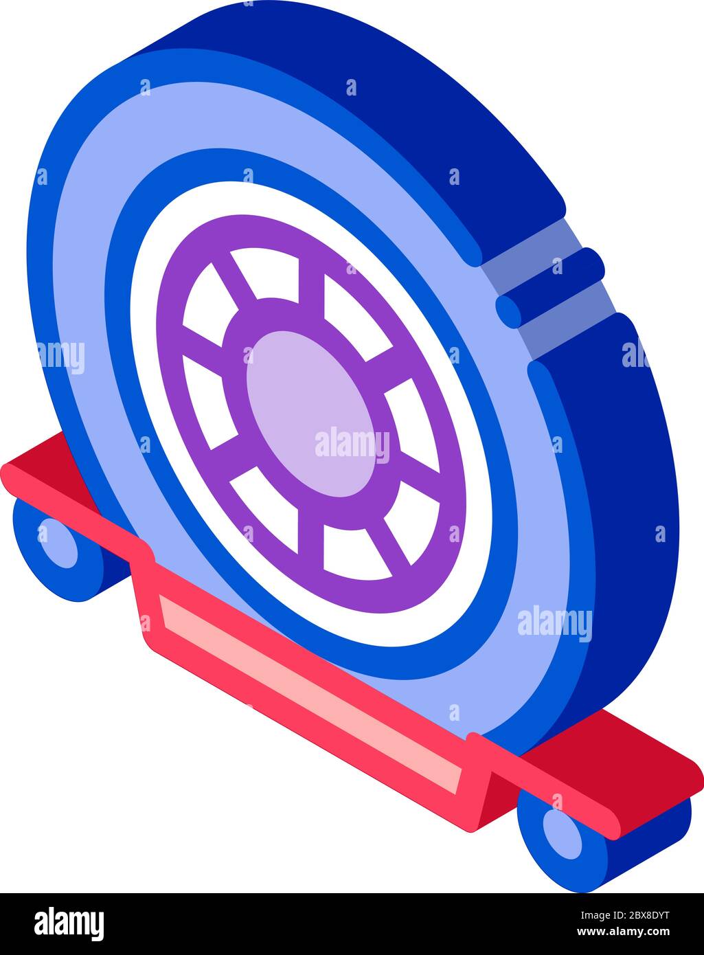 Evacuation Tool isometric icon vector illustration Stock Vector