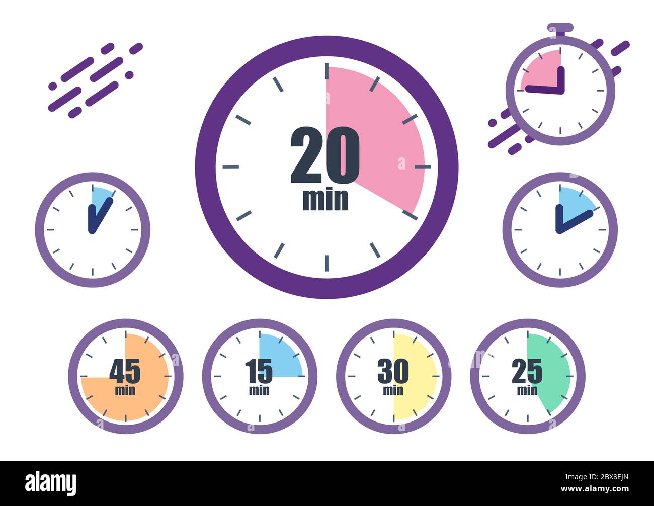 Timers illustration Stock Vector Images Alamy