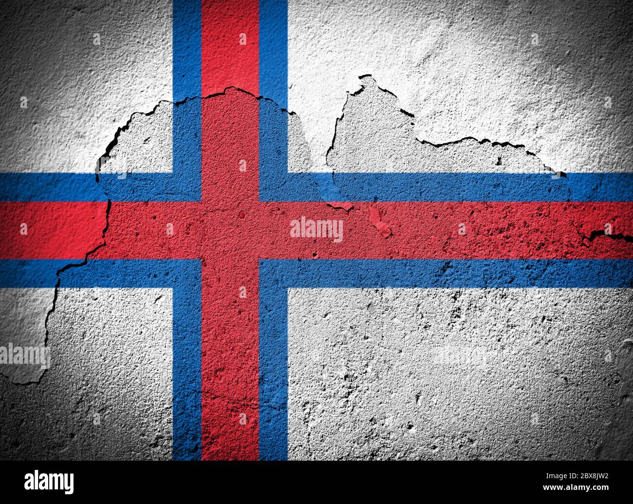 Denmark cracked flag hi-res stock photography and images - Alamy