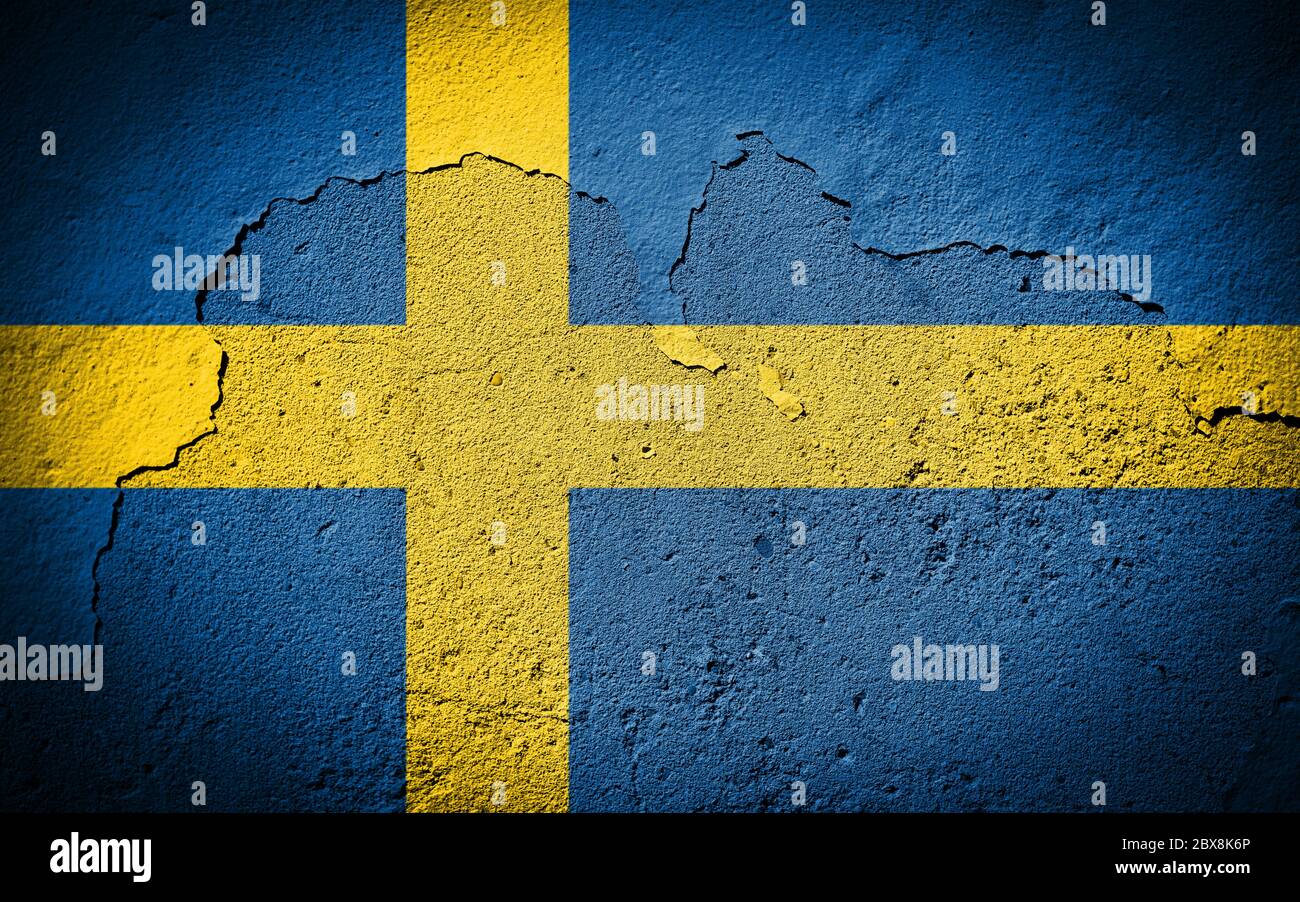 Australian flag painted on grungy cracked wall Stock Photo - Alamy