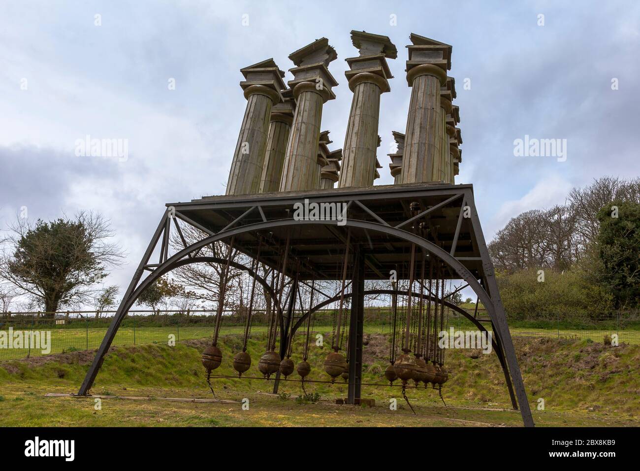 "Restless Temple" by Penny Saunders, Tremenheere Sculpture Gardens