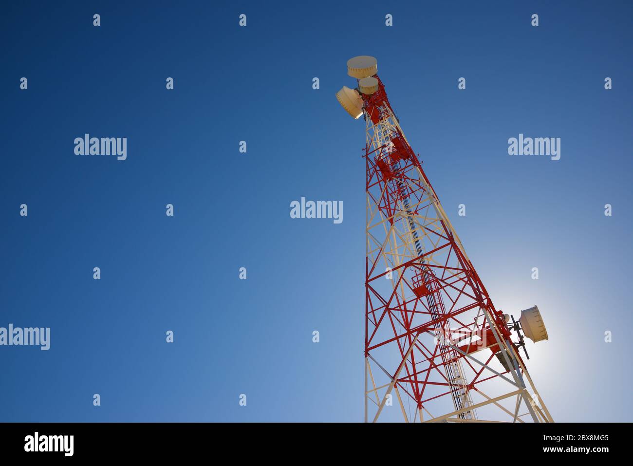 Backlit tv tower hi-res stock photography and images - Alamy