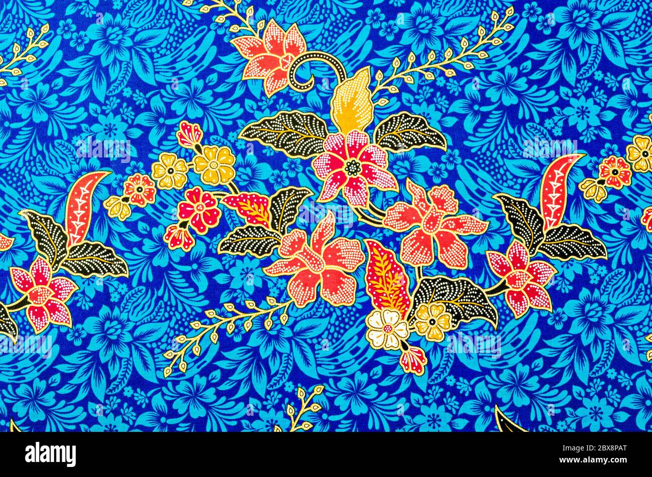 The Beautiful Of Art Batik Textile Pattern That Become Traditional 