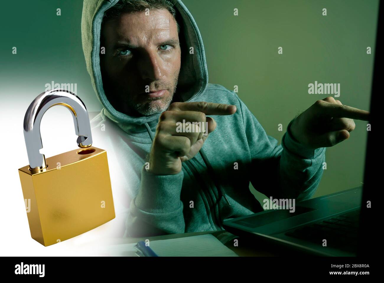 Password cracking by hacker hi-res stock photography and images - Alamy