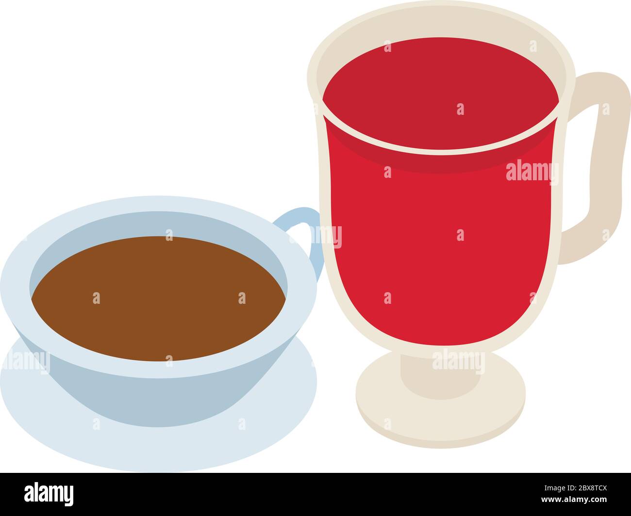 Swedish drink icon, isometric style Stock Vector