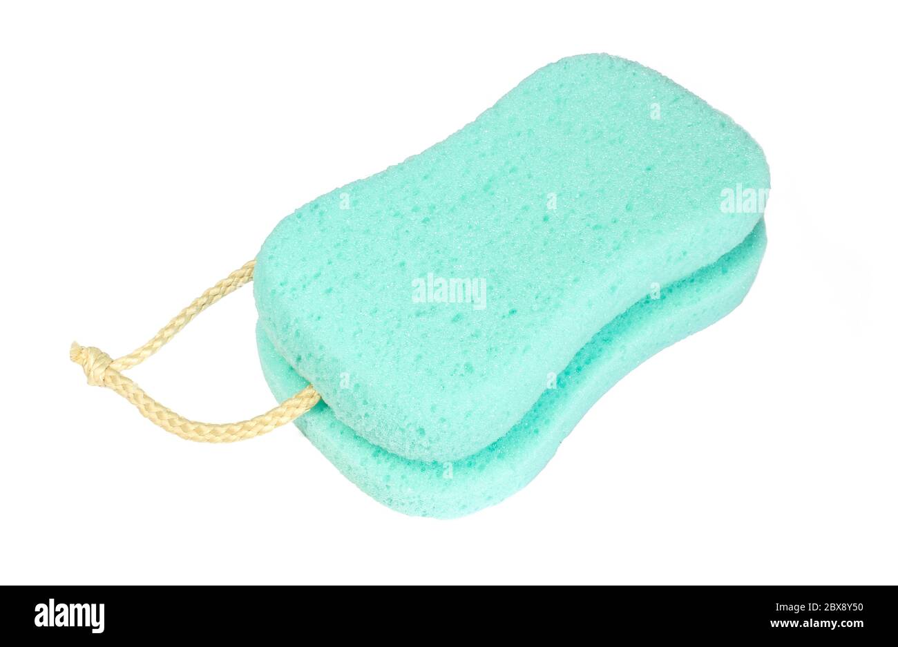 Sponge isolated on white background. Cleaning equipment Stock Photo - Alamy