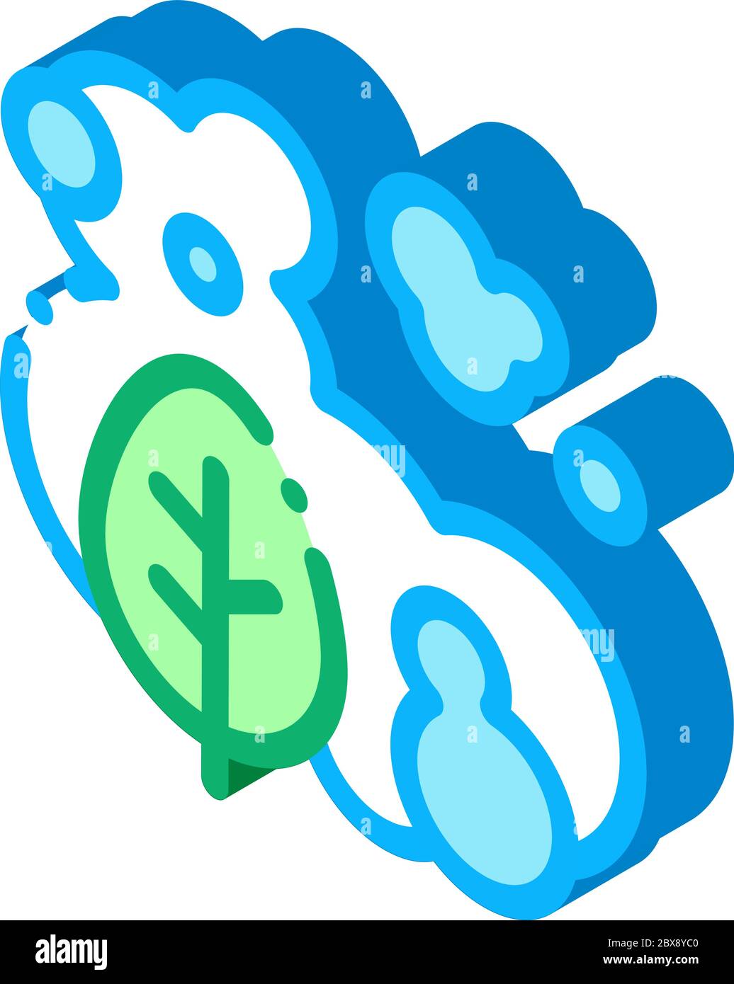 Smoke Plant isometric icon vector illustration Stock Vector Image & Art ...