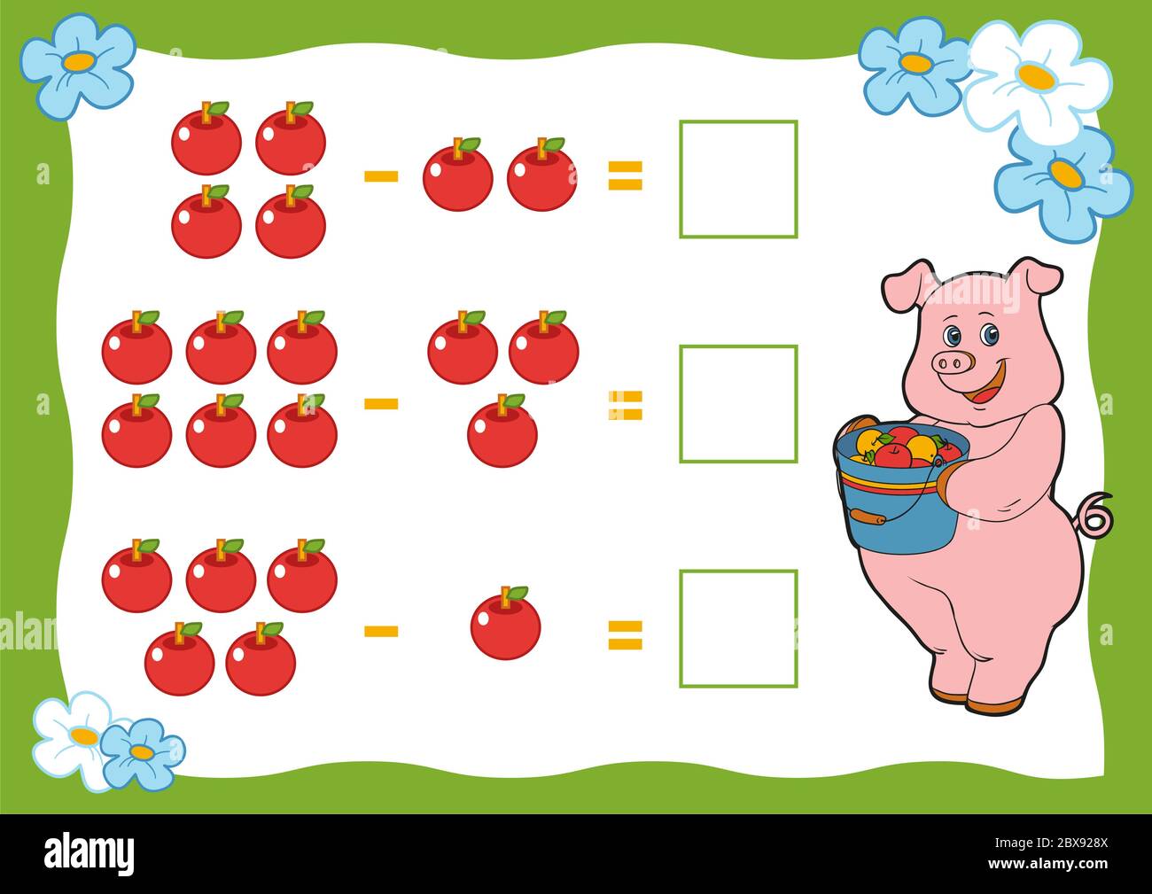 Subtraction Cartoon