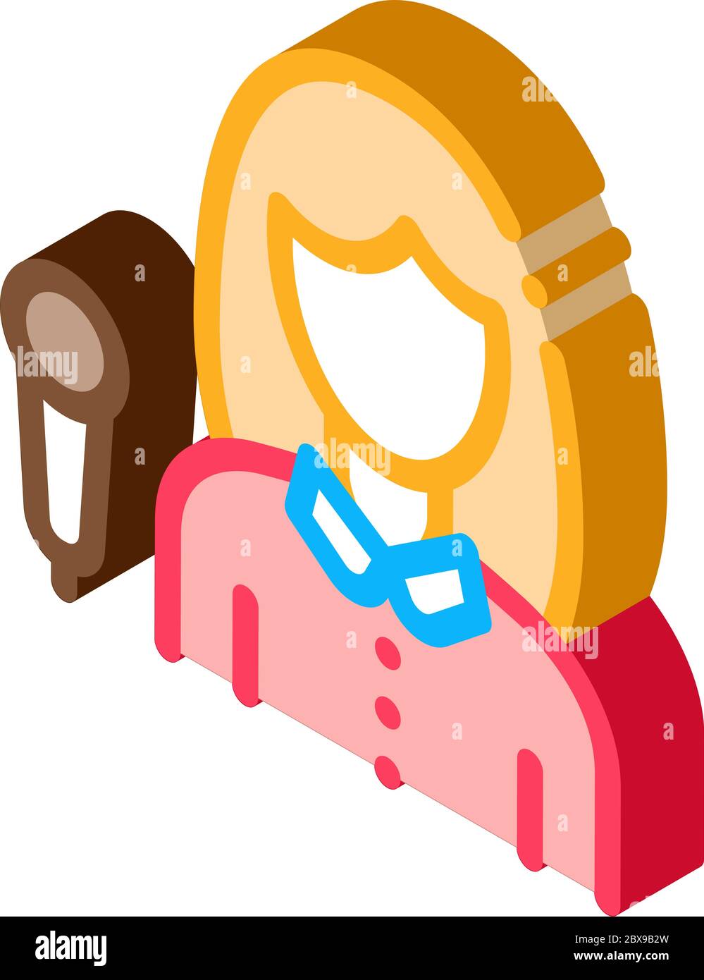 Interview Discuss isometric icon vector illustration Stock Vector Image ...