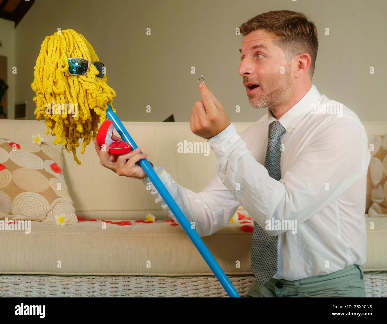 Man mop funny hires stock photography and images Alamy