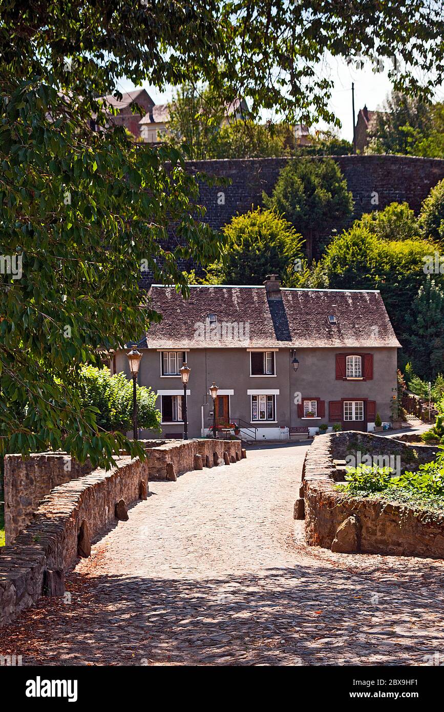 The 14th Century Pont des Anglais (bridge of English) at Vigeois