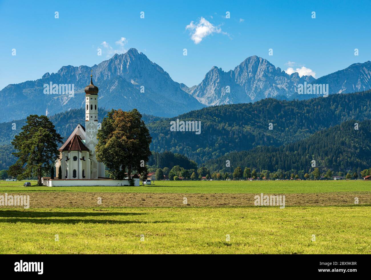 Baroque church in the german alps hi-res stock photography and images ...